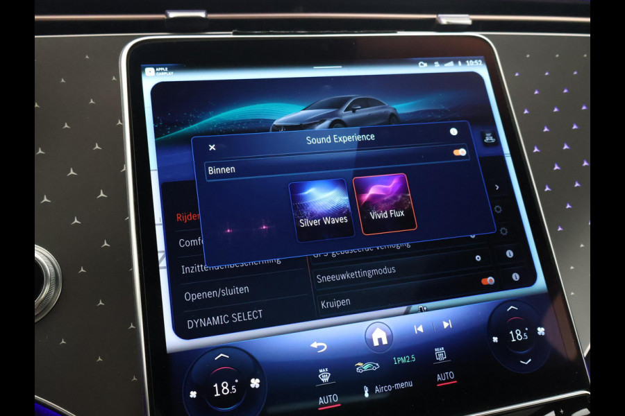 Mercedes-Benz EQS 450+ 108 kWh LUXURY LINE BTW + MASSAGE | HEAD-UP | STOELVENTILATIE | BURMESTER | STUURVERW. | 360 CAMERA