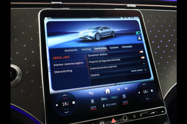 Mercedes-Benz EQS 450+ 108 kWh LUXURY LINE BTW + MASSAGE | HEAD-UP | STOELVENTILATIE | BURMESTER | STUURVERW. | 360 CAMERA