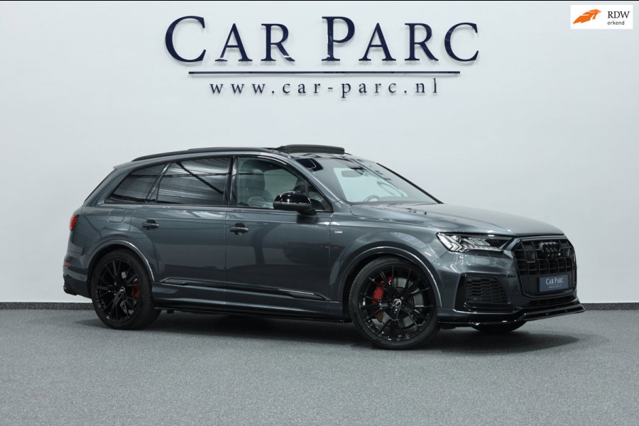 Audi Q7 60 TFSI e quattro Competition 456+PK 3x S-LINE/MAXTON/B&O/SFEER/PANO/LUCHT/RS ZETELS+S.VERWARMING/22"/ACC/12 MND GARANTIE