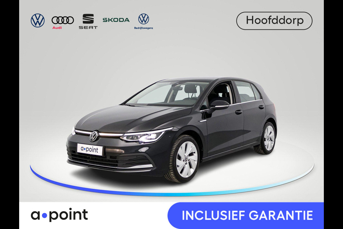 Volkswagen Golf 1.5 eTSI Style 130 pk Automaat (DSG) | Navigatie via App | Parkeersensoren | Achteruitrijcamera | Adaptieve Cruise Control | Stoelverwarming | Autom. airco (3 zones) |