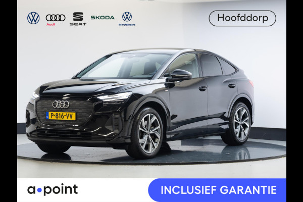 Audi Q4 Sportback e-tron 40 Launch edition Advanced 77 kWh 204 pk | SOH 96,17% | Navigatie | Warmtepomp | Parkeersensoren | Achteruitrijcamera | Adaptieve cruise control | Matrix LED koplampen |