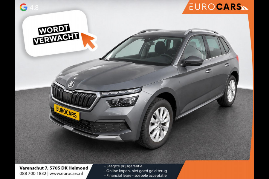 Škoda Kamiq 1.0 TSI 110pk DSG Ambition Navigatie Apple CarPlay Android Auto Parkeerhulp achter Adaptive Cruise Control Stoelverwarming Airco Lichtmetalen velgen