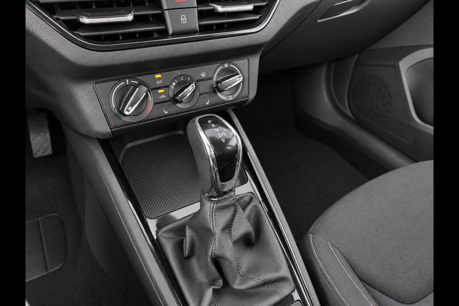 Škoda Kamiq 1.0 TSI 110pk DSG Ambition Navigatie Apple CarPlay Android Auto Parkeerhulp achter Adaptive Cruise Control Stoelverwarming Airco Lichtmetalen velgen