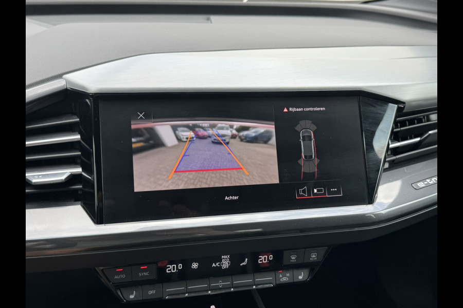Audi Q4 Sportback e-tron 40 S-line Competition SOH 91% Pano dak Blokjes leder Sonos 21 inch + all season