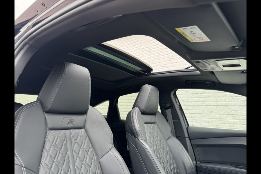 Audi Q4 Sportback e-tron 40 S-line Competition SOH 91% Pano dak Blokjes leder Sonos 21 inch + all season