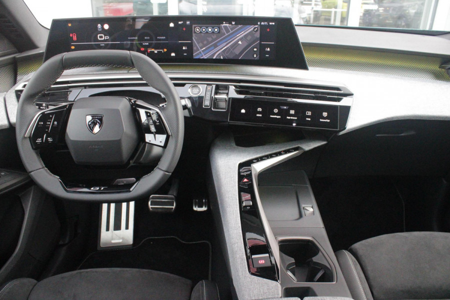 Peugeot 5008 1.2 Hybrid 145PK AUTOMAAT GT 7p | PANORAMISCH SCHUIFDAK PACK | 360° VISION & DRIVE ASSIST PLUS PACK: (360° CAMERA, BUITENSPIEGELS MET KANTELFUNCTIE, DRIVE ASSIST 2.0, DRAADLOZE TELEFOONLADER, ANTIDIEFSTALALARM) | BEKLEDING ALCANTARA/KUNSTLEDER | SEAT PACK COMFORT: (AGR BESTUUDERSSTOEL EN PASSAGIERSSTOEL ELEKTRISCH VERSTELBAAR MET MASSAGE FUNCTIE, BESTUUDERSSTOEL MET GEHEUGENFUNCTIE, BUITENSTE ZITPLAATSEN ACHTERBANK VERWARMBAAR) | GLANZEND ZWARTE DAKRAILS | BLUE OBSESSION | 19" LICHTMETALEN VELGEN "BREDA" | DRAADLOZE TELEFOONLADER | APPLE CARPLAY/ANDROID AUTO DRAADLOOS