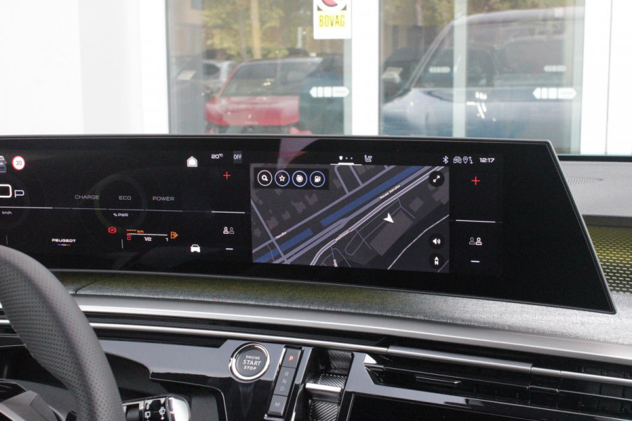 Peugeot 5008 1.2 Hybrid 145PK AUTOMAAT GT 7p | PANORAMISCH SCHUIFDAK PACK | 360° VISION & DRIVE ASSIST PLUS PACK: (360° CAMERA, BUITENSPIEGELS MET KANTELFUNCTIE, DRIVE ASSIST 2.0, DRAADLOZE TELEFOONLADER, ANTIDIEFSTALALARM) | BEKLEDING ALCANTARA/KUNSTLEDER | SEAT PACK COMFORT: (AGR BESTUUDERSSTOEL EN PASSAGIERSSTOEL ELEKTRISCH VERSTELBAAR MET MASSAGE FUNCTIE, BESTUUDERSSTOEL MET GEHEUGENFUNCTIE, BUITENSTE ZITPLAATSEN ACHTERBANK VERWARMBAAR) | GLANZEND ZWARTE DAKRAILS | BLUE OBSESSION | 19" LICHTMETALEN VELGEN "BREDA" | DRAADLOZE TELEFOONLADER | APPLE CARPLAY/ANDROID AUTO DRAADLOOS