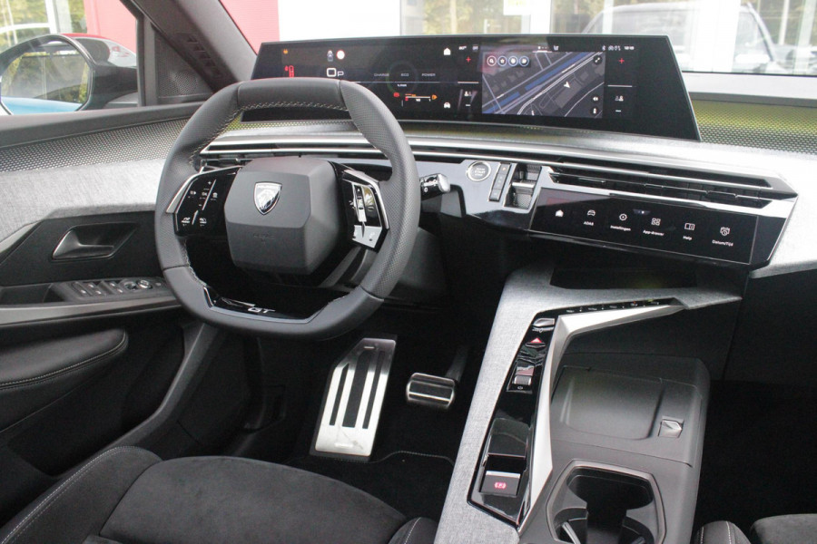 Peugeot 5008 1.2 Hybrid 145PK AUTOMAAT GT 7p | PANORAMISCH SCHUIFDAK PACK | 360° VISION & DRIVE ASSIST PLUS PACK: (360° CAMERA, BUITENSPIEGELS MET KANTELFUNCTIE, DRIVE ASSIST 2.0, DRAADLOZE TELEFOONLADER, ANTIDIEFSTALALARM) | BEKLEDING ALCANTARA/KUNSTLEDER | SEAT PACK COMFORT: (AGR BESTUUDERSSTOEL EN PASSAGIERSSTOEL ELEKTRISCH VERSTELBAAR MET MASSAGE FUNCTIE, BESTUUDERSSTOEL MET GEHEUGENFUNCTIE, BUITENSTE ZITPLAATSEN ACHTERBANK VERWARMBAAR) | GLANZEND ZWARTE DAKRAILS | BLUE OBSESSION | 19" LICHTMETALEN VELGEN "BREDA" | DRAADLOZE TELEFOONLADER | APPLE CARPLAY/ANDROID AUTO DRAADLOOS