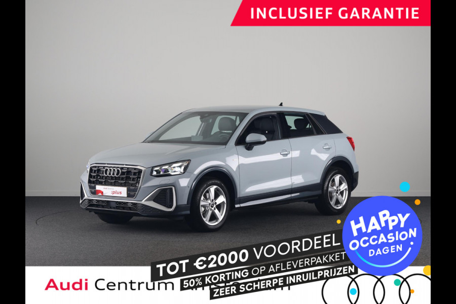 Audi Q2 35 TFSI S Edition 150pk | Parkeercamera | Apple Carplay/Android Auto | SONOS Premium Sound System | Matrix LED koplampen | Navigatiesysteem | S Line interieur | Cruise control adaptief | Voorstoelen verwarmd | Verlengde garantie