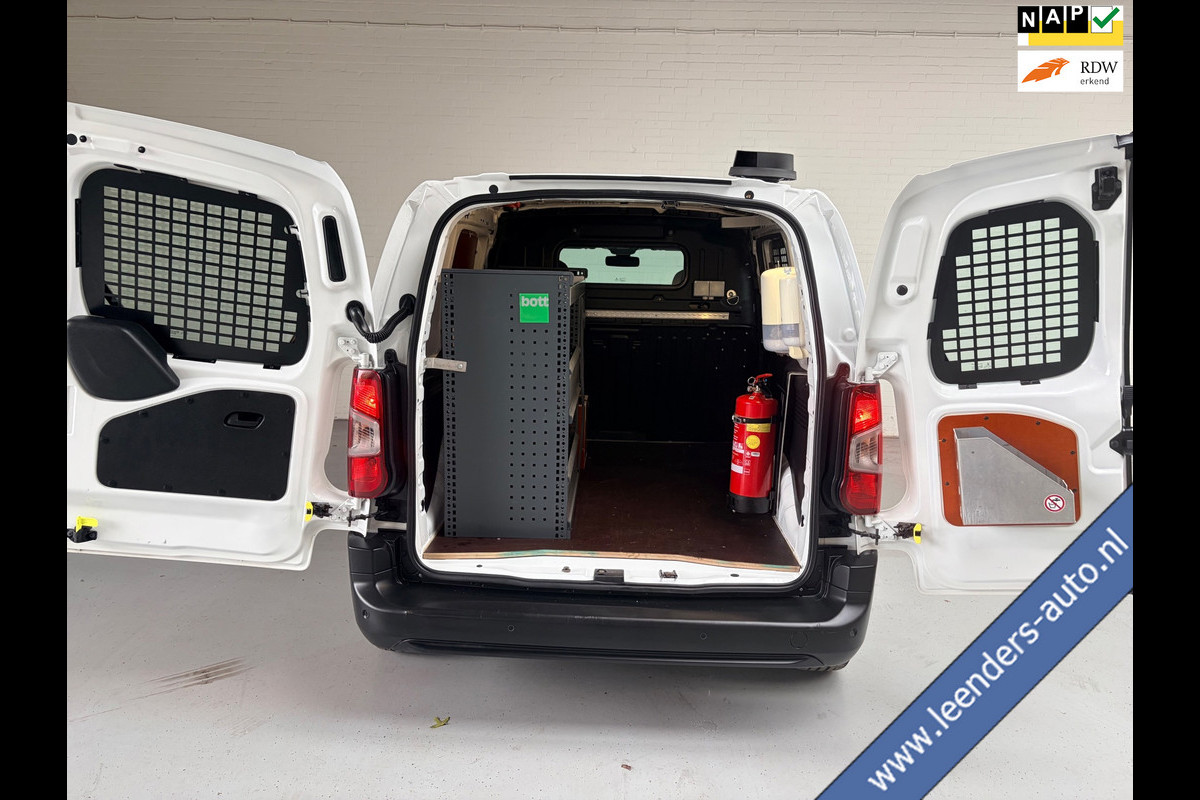 Citroën Berlingo Servicewagen 1.5 BlueHDI 100pk euro61 L1H1 BOTT inrichting, Victron omvormer v230, Standkachel, RIJKLAARPRIJS!