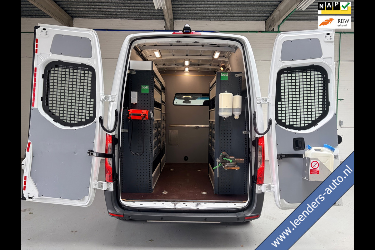 Mercedes-Benz Sprinter Automaat Servicewagen 314 2.2 CDI 140PK L1H2 euro6 BOTT, Victron V230, Standkachel RIJKLAARPRIJS