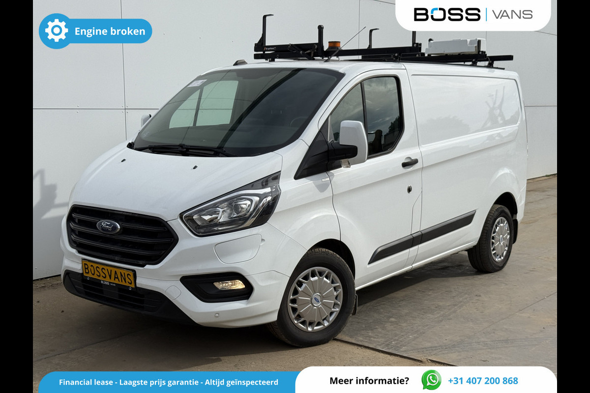 Ford Transit Custom 340 1.0 PHEV 120PK L1 *ELEKTRO MOTOR KAPOT* PHEV Inbouwkast Dakrailing Dodehoekdetectie Cruise control Airco Stoelverwarming Parkeersensoren v+a Laadkabel