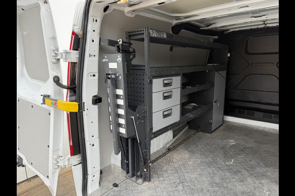 Ford Transit Custom 340 1.0 PHEV 120PK L1 *ELEKTRO MOTOR KAPOT* PHEV Inbouwkast Dakrailing Dodehoekdetectie Cruise control Airco Stoelverwarming Parkeersensoren v+a Laadkabel