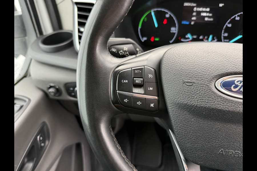 Ford E-Transit 68kWh 184PK L2H2 317km WLTP 97,3% (SOH) BEV Snelladen 360 Camera Cruise control Climate control Carplay Navigatie Laadkabel Parkeersensoren