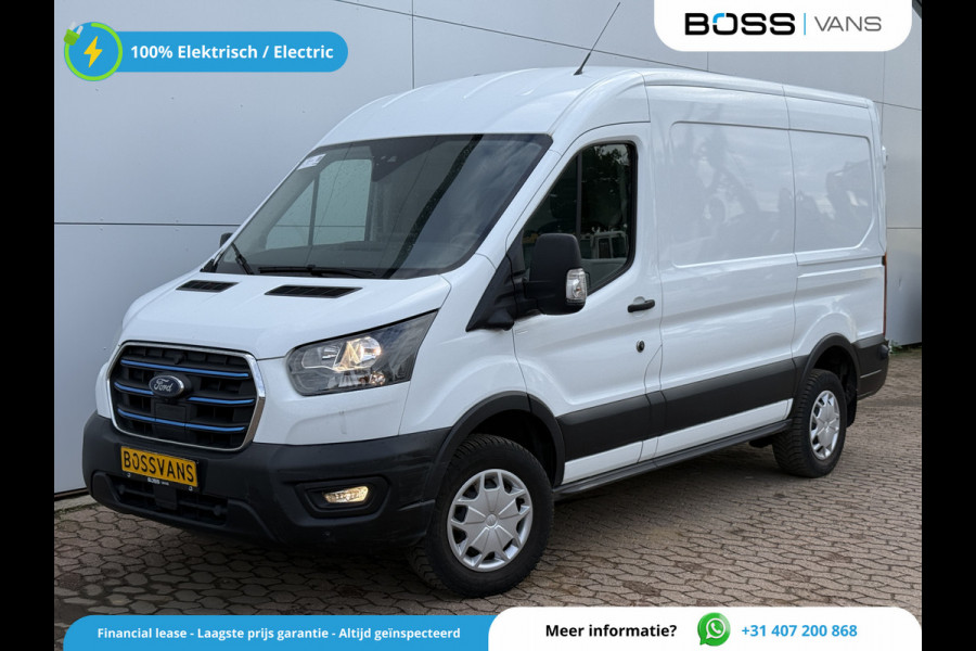 Ford E-Transit 68kWh 184PK L2H2 317km WLTP 97,3% (SOH) BEV Snelladen 360 Camera Cruise control Climate control Carplay Navigatie Laadkabel Parkeersensoren