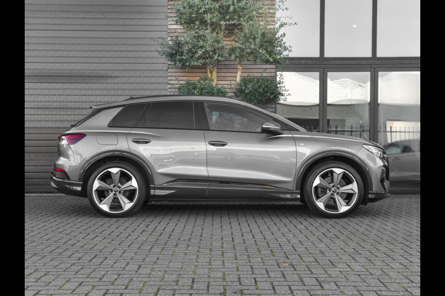Audi Q4 e-tron 50 quattro S-Line 77 kWh Leren Bekleding Panoramadak ACC Matrix 21 inch Velgen