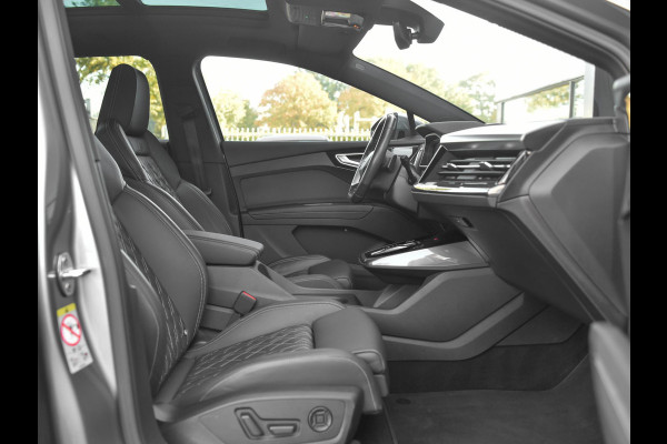 Audi Q4 e-tron 50 quattro S-Line 77 kWh Leren Bekleding Panoramadak ACC Matrix 21 inch Velgen