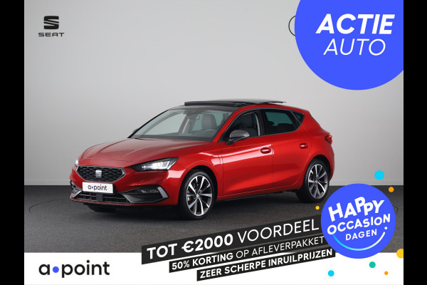 Seat Leon 1.4 TSI eHybrid PHEV FR Business Intense 204 pk | Private lease € 619,- per mnd | Navigatie | Panoramadak | Trekhaak (wegklapbaar) | Parkeersensoren achter | Stoelverwarming |