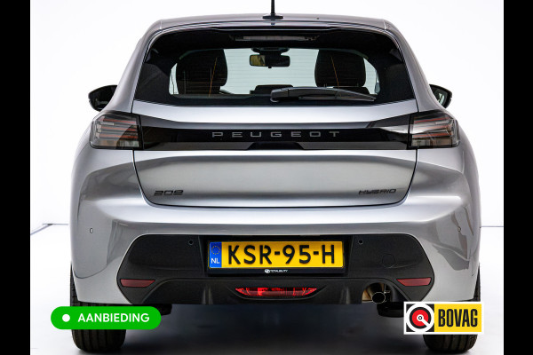 Peugeot 208 1.2 Hybrid 110 e-DCS6 Style | Tot 8 jaar garantie | Airco | Cruise | Apple Carplay / Android Auto Led, Pdc achter, Lane-assist, Verkeersborddetectie, Dab