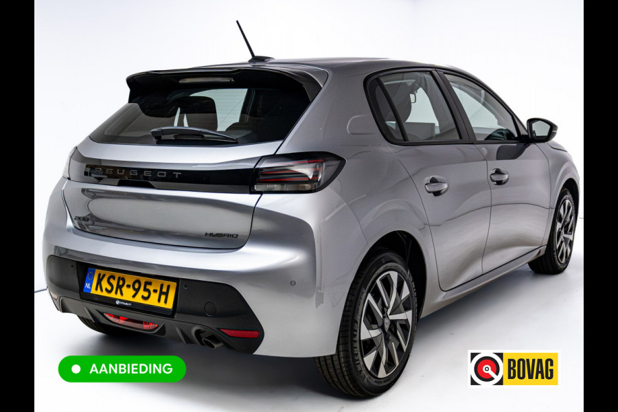 Peugeot 208 1.2 Hybrid 110 e-DCS6 Style | Tot 8 jaar garantie | Airco | Cruise | Apple Carplay / Android Auto Led, Pdc achter, Lane-assist, Verkeersborddetectie, Dab