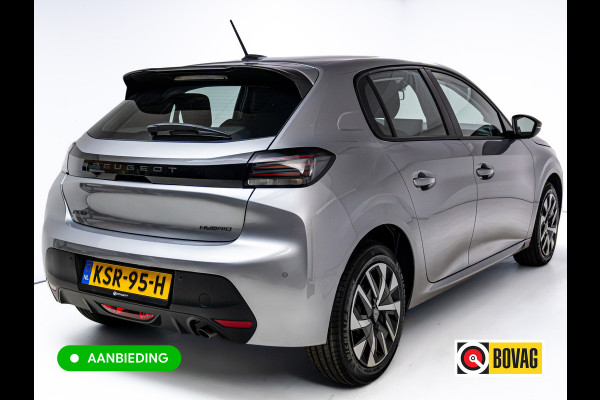 Peugeot 208 1.2 Hybrid 110 e-DCS6 Style | Tot 8 jaar garantie | Airco | Cruise | Apple Carplay / Android Auto Led, Pdc achter, Lane-assist, Verkeersborddetectie, Dab