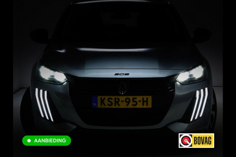 Peugeot 208 1.2 Hybrid 110 e-DCS6 Style | Tot 8 jaar garantie | Airco | Cruise | Apple Carplay / Android Auto Led, Pdc achter, Lane-assist, Verkeersborddetectie, Dab