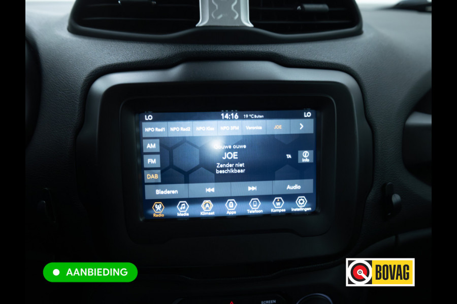 Jeep Renegade 1.3T DDCT Limited 150 PK | Afn. Trekhaak | LMV 19" | Apple Carplay/Android auto | Cruise | PDC achter | Climate control, Parkeerassistent