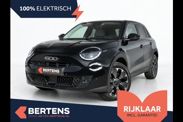 Fiat 600E La Prima 54 kWh | Lederen bekleding | Elektrische achterklep | Prijs is rijklaar