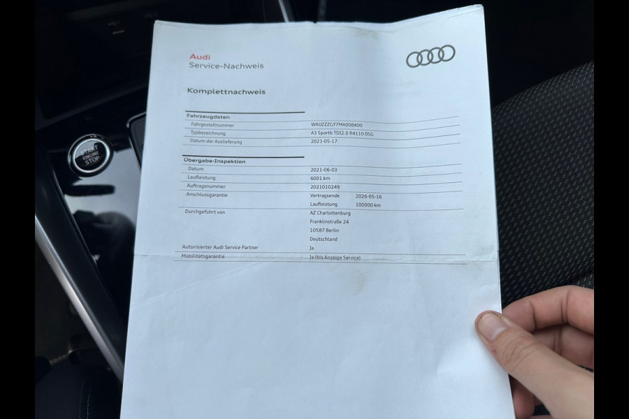 Audi A3 Sportback 35 TDI edition one / 2X S-LINE / PANO / VIRTUAL / CRUISE / LANE