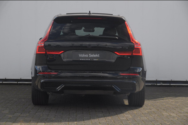 Volvo XC60 T6 350pk Automaat Plug-in AWD Ultra Black Edition Luchtvering/ Bowers & Wilkins/ Leder dashboard/ Adaptive cruise control/ Google infotainment/ 360Camera/ Keyless entry/