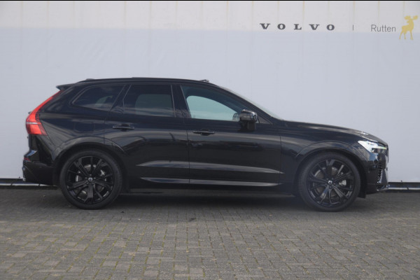 Volvo XC60 T6 350pk Automaat Plug-in AWD Ultra Black Edition Luchtvering/ Bowers & Wilkins/ Leder dashboard/ Adaptive cruise control/ Google infotainment/ 360Camera/ Keyless entry/