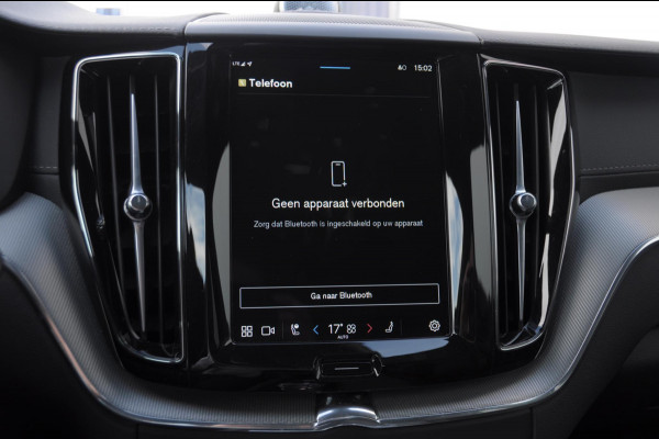 Volvo XC60 T6 350pk Automaat Plug-in AWD Ultra Black Edition Luchtvering/ Bowers & Wilkins/ Leder dashboard/ Adaptive cruise control/ Google infotainment/ 360Camera/ Keyless entry/