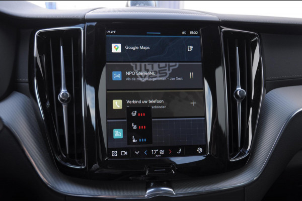 Volvo XC60 T6 350pk Automaat Plug-in AWD Ultra Black Edition Luchtvering/ Bowers & Wilkins/ Leder dashboard/ Adaptive cruise control/ Google infotainment/ 360Camera/ Keyless entry/