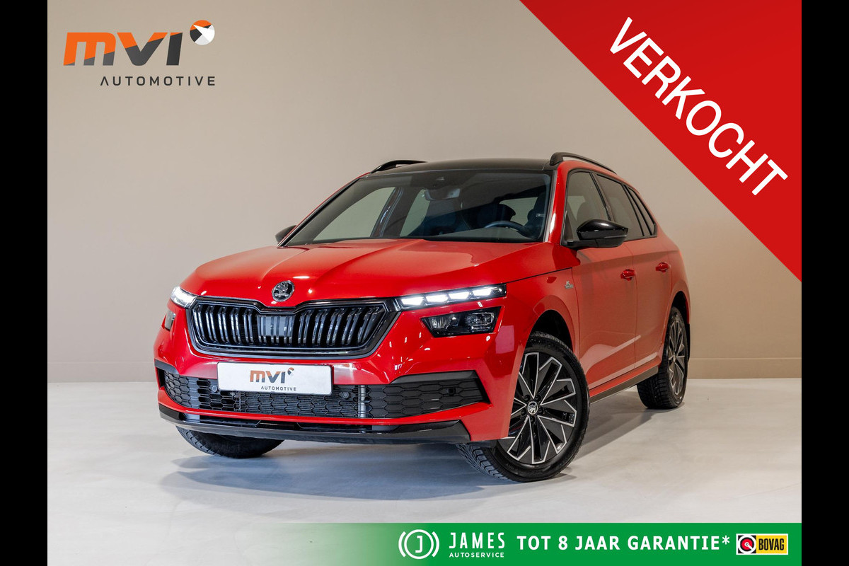 Škoda Kamiq 1.5 TSI ACT Monte Carlo / 150pk / Panorama dak / Achteruitrij camera / Stoel en stuur verwarming /