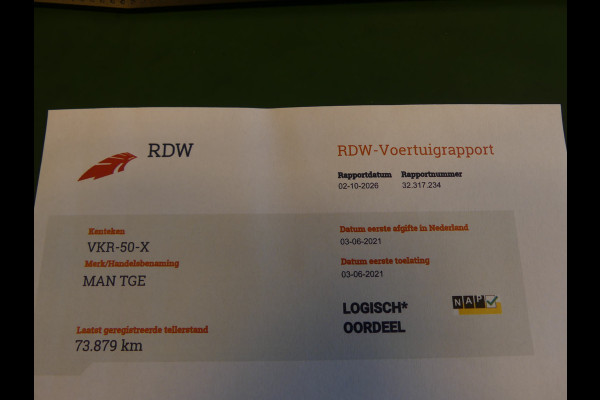 MAN TGE 50 2.0 180PK L3H3 LED/Trekgewicht 3000KG Navigatie/PDC