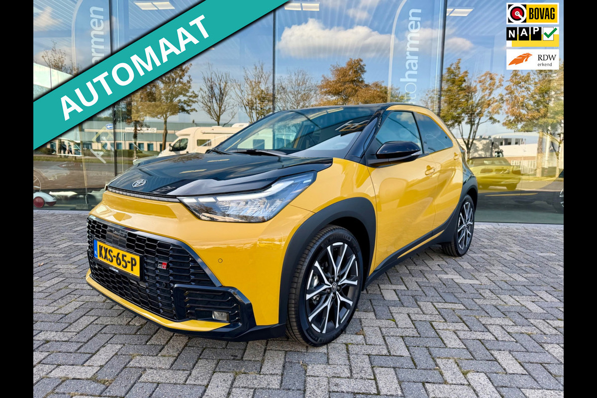 Toyota Aygo X Hybrid 115 GR Sport, Nieuw en direct leverbaar!