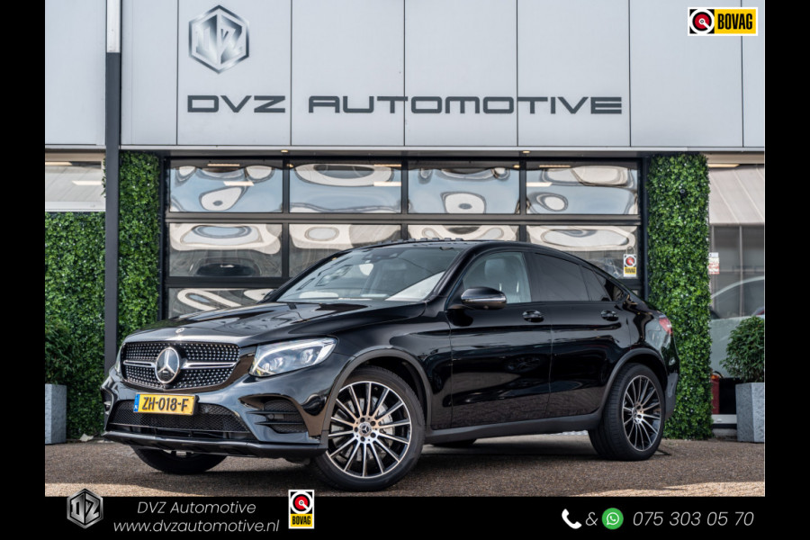 Mercedes-Benz GLC Coupé 350e 4MATIC Premium Plus AMG Night | Luchtvering | Burmester | Pano | Ventilatie