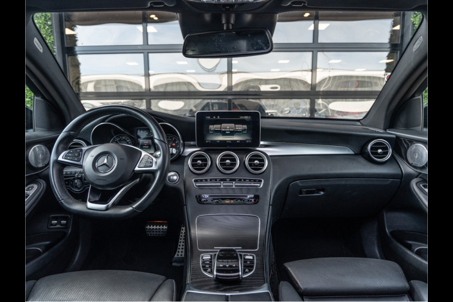 Mercedes-Benz GLC Coupé 350e 4MATIC Premium Plus AMG Night | Luchtvering | Burmester | Pano | Ventilatie