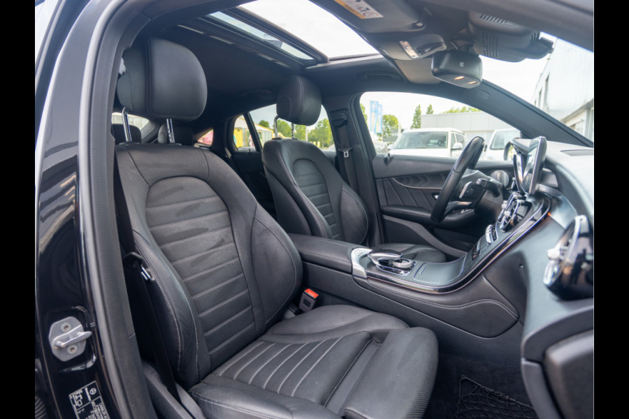 Mercedes-Benz GLC Coupé 350e 4MATIC Premium Plus AMG Night | Luchtvering | Burmester | Pano | Ventilatie
