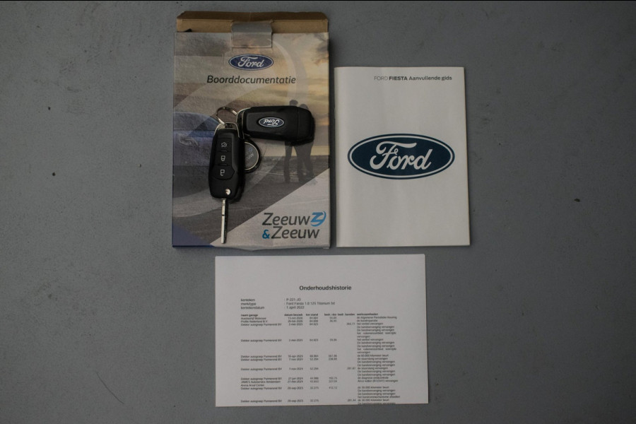 Ford Fiesta 1.0 EcoBoost 125PK Hybrid Titanium NL-auto [ Carplay LED Draadloze Telefoonlader Parkeersensoren Climate Control ]