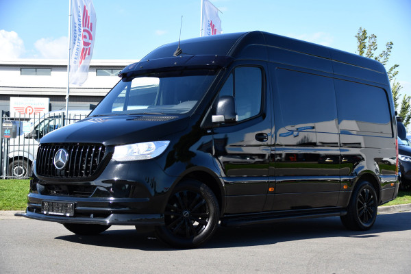 Mercedes-Benz Sprinter 314 2.2 CDI L2H2 RWD Black Edition Camera, Cruise, Carplay, Bearlock, Multimedia, Stoelverwarming, Betimmering, Uniek!