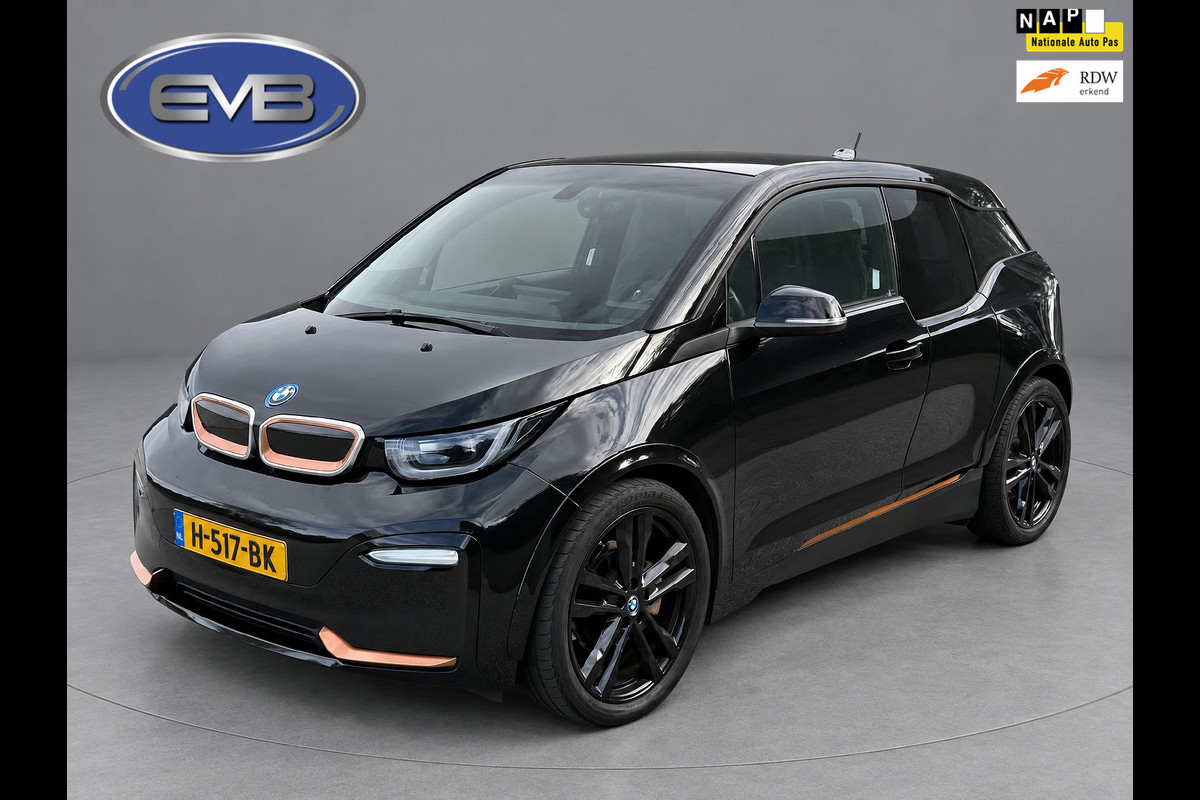 BMW i3 S 120Ah 42 kWh RoadStyle Edition, warmtepomp, harman/cardon, SOH 97 procent , 1 e eigenaar, Origineel NL auto met nap