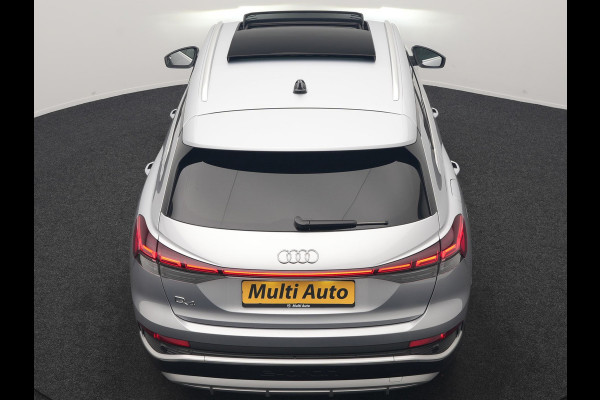 Audi Q4 e-tron 40 S Line 77 kWh 204pk Dealer O.H. | Panodak | Adaptive Cruise | Head Up | Camera | Matrix LED | Camera | Warmtepomp | Sportstoelen Memory & Verwarmd | Stuur Verwarmd | Apple Carplay | Navigatie | DAB |