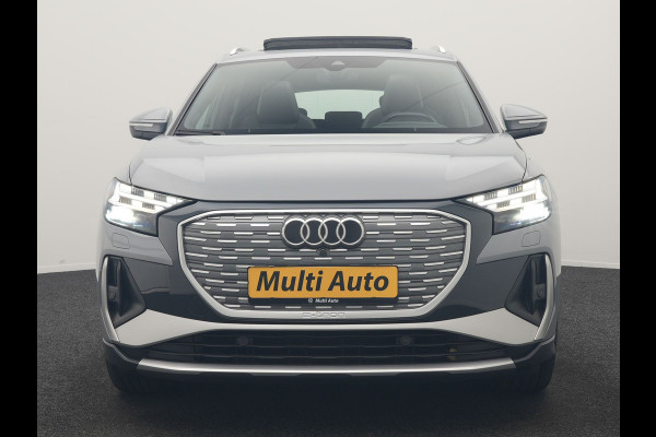 Audi Q4 e-tron 35 2x S Line 55 kWh 170pk Dealer O.H. | Panodak | Lederen Sportstoelen Memory | Adaptive Cruise | Head Up | 360 Camera | Sonos Audio | Matrix LED | Keyless | Blis | Apple Carplay | Navigatie | DAB |