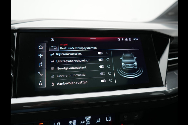 Audi Q4 e-tron 35 2x S Line 55 kWh 170pk Dealer O.H. | Panodak | Lederen Sportstoelen Memory | Adaptive Cruise | Head Up | 360 Camera | Sonos Audio | Matrix LED | Keyless | Blis | Apple Carplay | Navigatie | DAB |