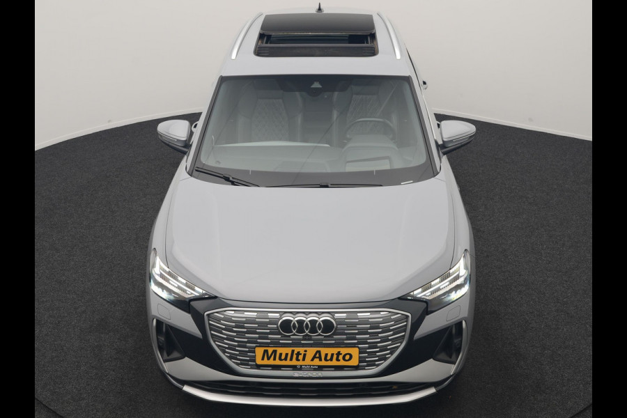 Audi Q4 e-tron 35 2x S Line 55 kWh 170pk Dealer O.H. | Panodak | Lederen Sportstoelen Memory | Adaptive Cruise | Head Up | 360 Camera | Sonos Audio | Matrix LED | Keyless | Blis | Apple Carplay | Navigatie | DAB |