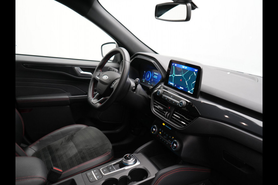 Ford Kuga 2.5 ST-Line X PHEV 225pk Dealer O.H | Trekhaak Af Fabriek | Adaptive Cruise | 360 Camera | Head Up | Alcantara Sportstoelen Verwarmd | Keyless | Blis | Pilot Assist | Stuurverwarming | Navigatie | Virtual | DAB | 18" L.M | Plug In Hybrid |
