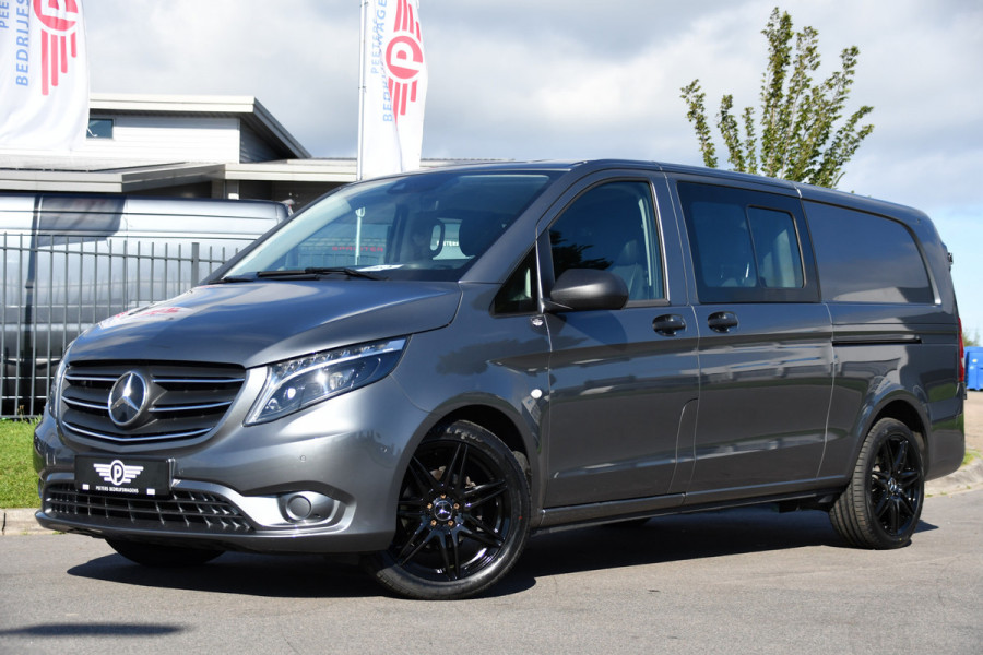 Mercedes-Benz Vito 190pk CDI L3 DC PB Edition Camera, Cruise, Carplay, LED, 2 x Schuifdeur, Automaat, Multimedia, Leder, Uniek!