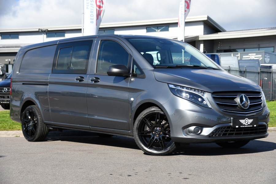 Mercedes-Benz Vito 190pk CDI L3 DC PB Edition Camera, Cruise, Carplay, LED, 2 x Schuifdeur, Automaat, Multimedia, Leder, Uniek!