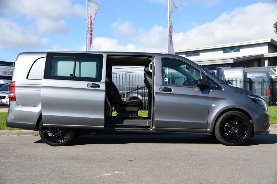 Mercedes-Benz Vito 190pk CDI L3 DC PB Edition Camera, Cruise, Carplay, LED, 2 x Schuifdeur, Automaat, Multimedia, Leder, Uniek!